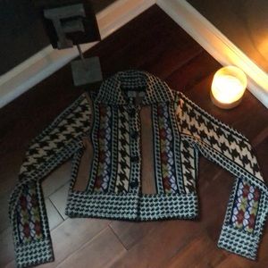 Anthropologie slightly cropped cardigan